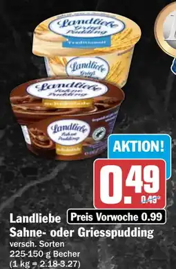 HIT Landliebe Sahne- oder Griesspudding Angebot