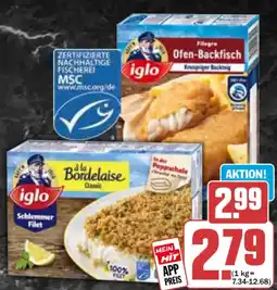 HIT iglo Ofen-Backfisch Angebot