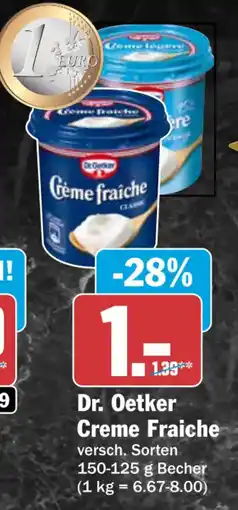 HIT Dr. Oetker Creme Fraiche Classic Angebot