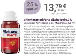 Alliance Healthcare Chlorhexamed Forte alkoholfrei 0,2% Angebot