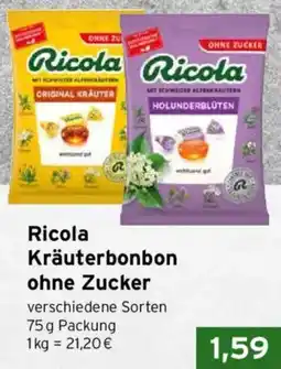 CAP Markt Ricola Kräuterbonbon ohne Zucker Angebot