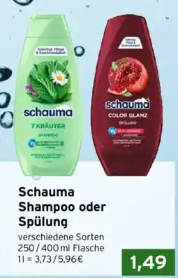 CAP Markt Schauma Shampoo oder Spülung Angebot