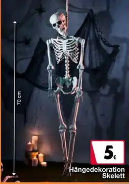 Woolworth Hängedekoration Skelett Angebot