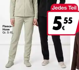Woolworth Fleece Hose Angebot