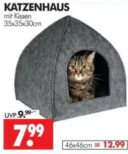 Wreesmann KATZENHAUS mit Kissen Angebot
