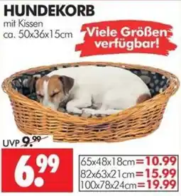 Wreesmann HUNDEKORB mit Kissen Angebot