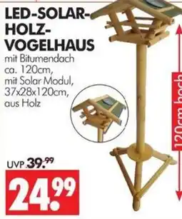Wreesmann LED-SOLAR-HOLZ-VOGELHAUS Angebot