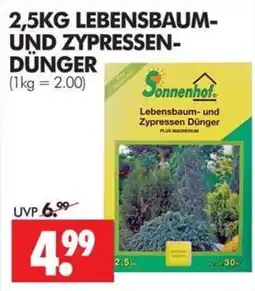 Wreesmann Sonnenhof Lebensbaum- und Zypressen-Dünger Angebot