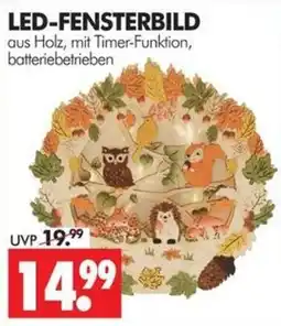 Wreesmann LED-FENSTERBILD aus Holz Angebot