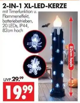 Wreesmann 2-IN-1 XL-LED-KERZE Angebot