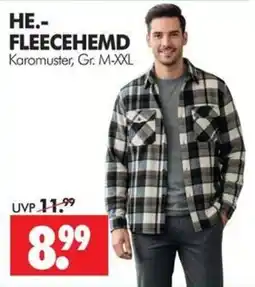 Wreesmann HE.- FLEECEHEMD Karomuster Angebot