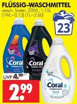 Wreesmann Coral Flüssig-Waschmittel Angebot