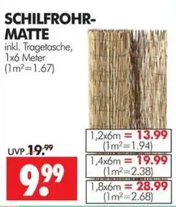Wreesmann SCHILFROHR-MATTE Angebot