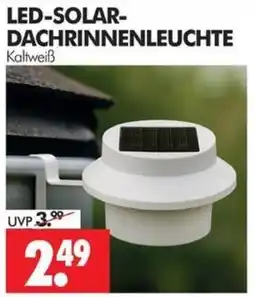 Wreesmann LED-SOLAR-DACHRINNENLEUCHTE Kaltweiß Angebot