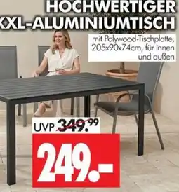 Wreesmann XXL-ALUMINIUMTISCH Angebot