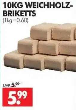 Wreesmann 10KG WEICHHOLZ-BRIKETTS Angebot