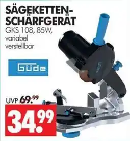 Wreesmann SÄGEKETTEN-SCHÄRFGERÄT GKS 108, 85W, variabel verstellbar Güde Angebot