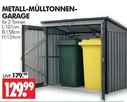 Wreesmann METALL-MÜLLTONNEN-GARAGE Angebot
