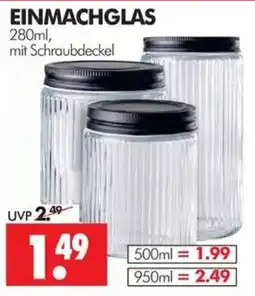 Wreesmann EINMACHGLAS Angebot