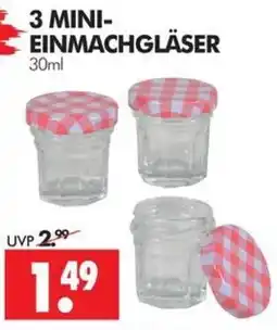 Wreesmann 3 MINI-EINMACHGLÄSER Angebot
