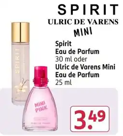 Rossmann Spirit Ulric de Varens Mini Angebot