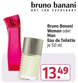 Rossmann Bruno Banani Woman oder Man Eau de Toilette Angebot
