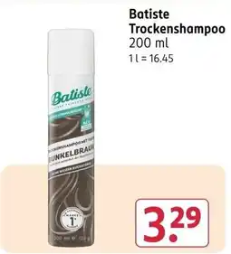Rossmann Batiste Trockenshampoo Dunkelbraun Angebot