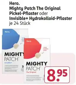 Rossmann Hero. Mighty Patch The Original Pickel-Pflaster oder Invisible+ Hydrokolloid-Pflaster Angebot