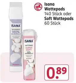 Rossmann Isana Wattepads Angebot