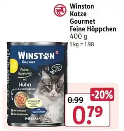 Rossmann Winston Katze Gourmet Feine Häppchen Angebot