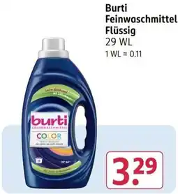Rossmann Burti Feinwaschmittel Flüssig Angebot
