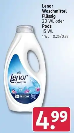 Rossmann Lenor Waschmittel Flüssig Angebot