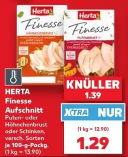 Kaufland HERTA Finesse Aufschnitt Angebot