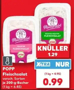 Kaufland Popp Fleischsalat Angebot