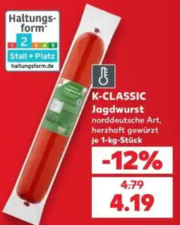 Kaufland K-CLASSIC Jagdwurst Angebot