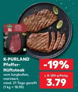 Kaufland K-PURLAND Pfeffer-Hüftsteak Angebot