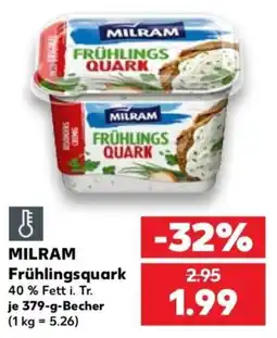 Kaufland MILRAM Frühlingsquark Angebot