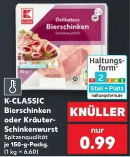 Kaufland K-CLASSIC Bierschinken Angebot