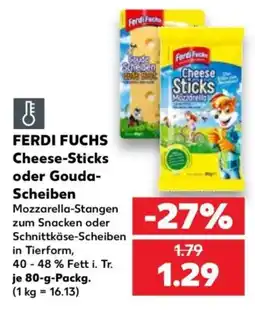 Kaufland FERDI FUCHS Cheese-Sticks oder Gouda-Scheiben Angebot