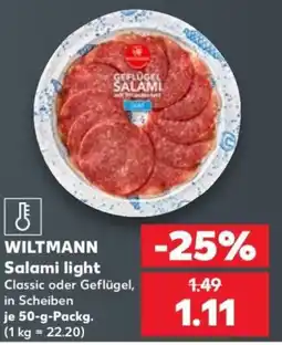 Kaufland WILTMANN Salami light Angebot