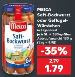 Kaufland Meica Saft-Bockwurst Angebot