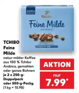 Kaufland TCHIBO Feine Milde Angebot
