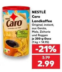 Kaufland Nestlé Caro Landkaffee Original Angebot