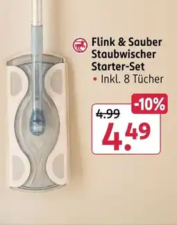 Rossmann Flink & Sauber Staubwischer Starter-Set Angebot