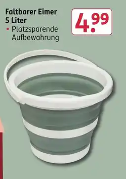 Rossmann Faltbarer Eimer Angebot