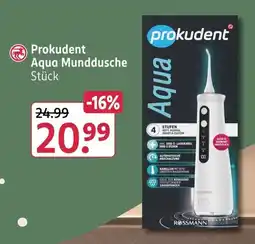 Rossmann Prokudent Aqua Munddusche Angebot