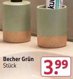 Rossmann Becher Grün Angebot