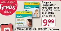 Rossmann Pampers Feuchttücher Aqua Soft Touch Angebot