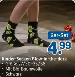 Rossmann Kinder-Socken Glow-in-the-dark Angebot