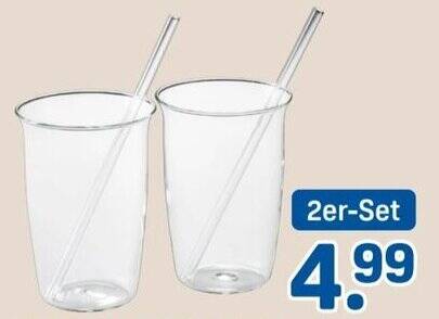 Plastikbecher mit Strohhalm Angebot bei Rossmann